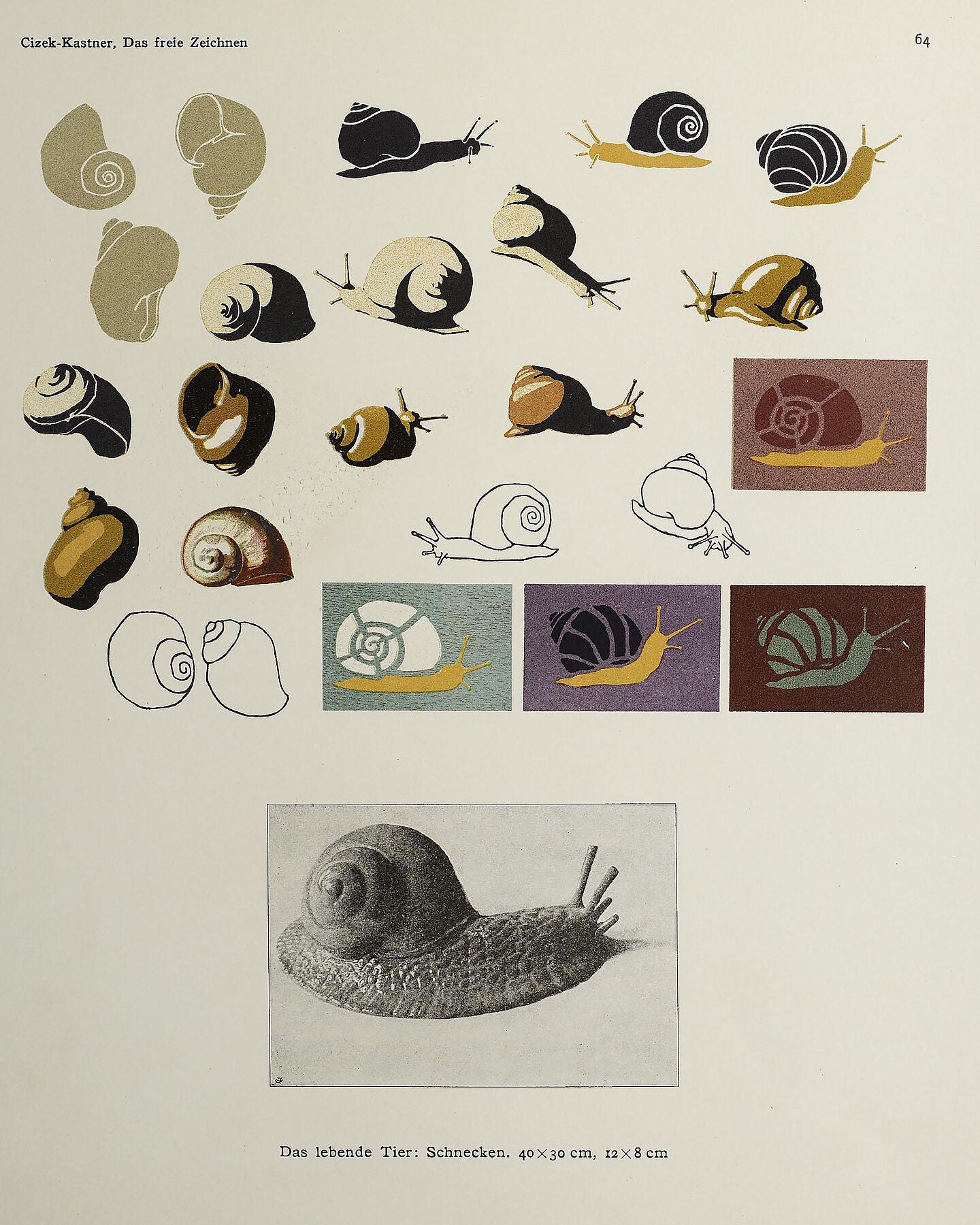 Free Drawing by Franz Čižek & Herman Kastner VIII, 1925 Flashback Shop