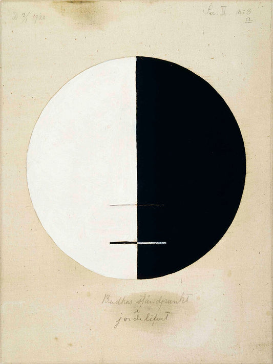 Buddha’s Standpoint in the Earthly Life No. 3a by Hilma af Klint - 1920