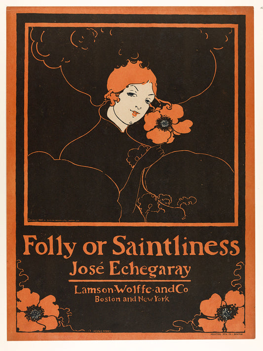 Folly or Saintliness by Ethel Reed - 1895.
