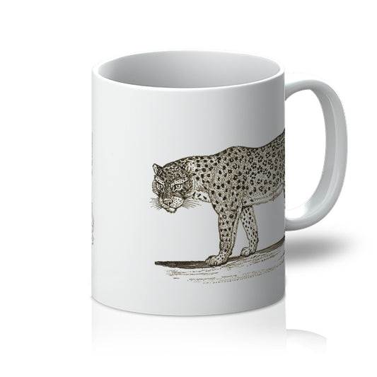 Leopard by Thomas Bewick - c.1790 - 1799 - 11oz Mug