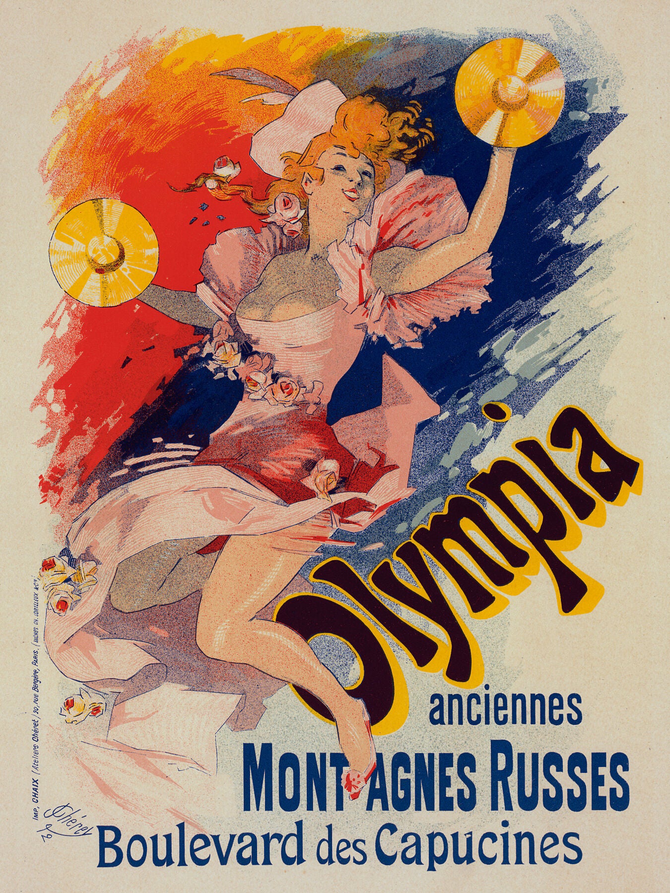 AUTHENTIQUE RÉTRO POSTER - Charlelie Couture - Olympia AUTHENTIQUE RÉTRO POSTER - Charlelie Couture - Olympia