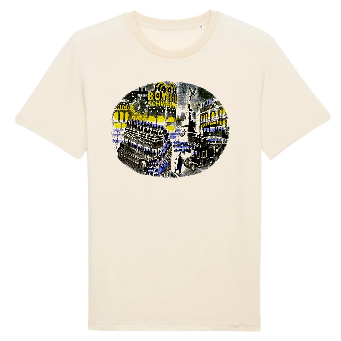 Design for 'Boat Race Day' Bowl by Eric Ravilious, 1939 - Organic Cotton T-Shirt