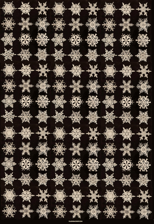 Snowflakes by Wilson Bentley, 1885 - Wrapping Paper