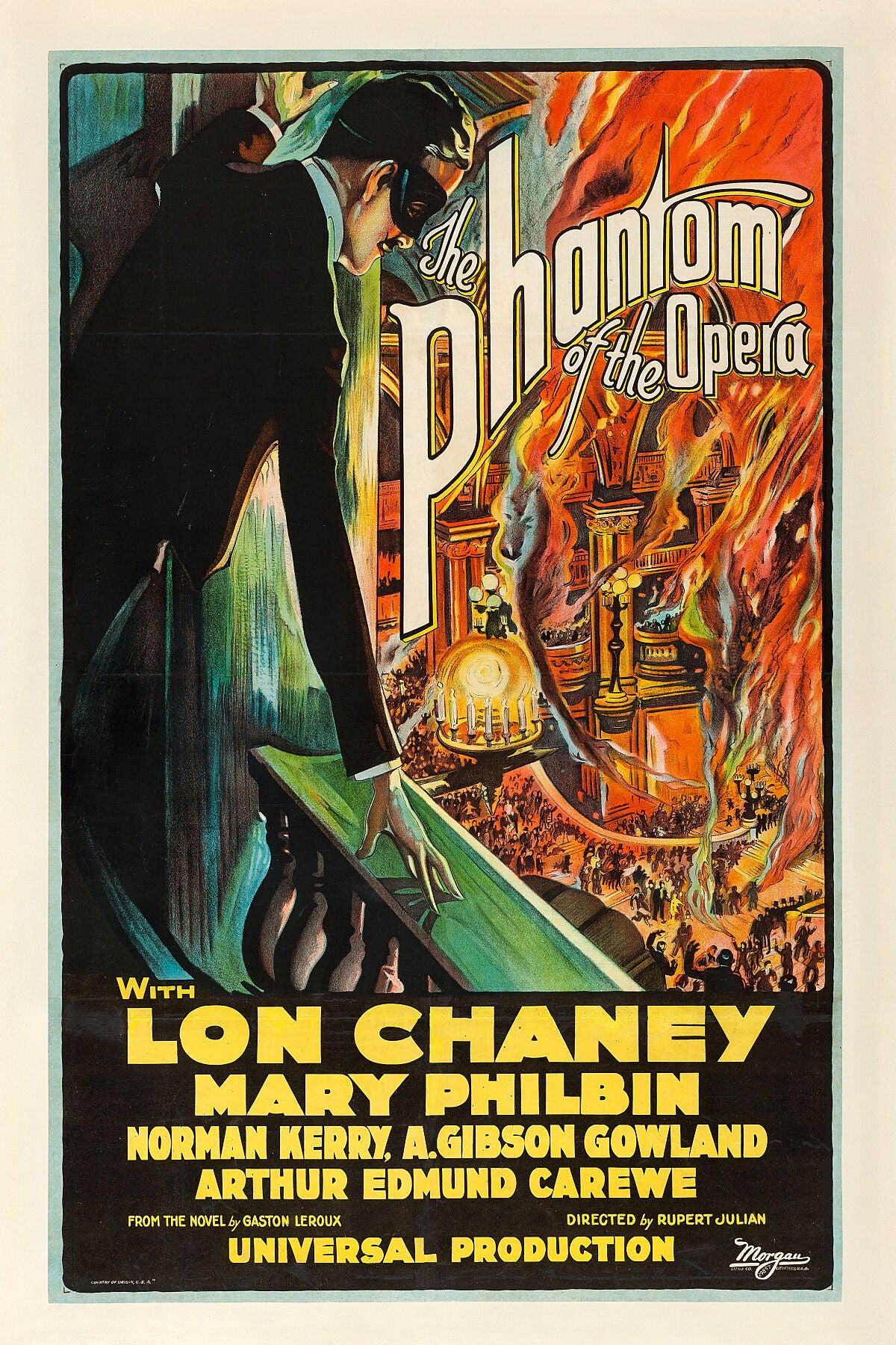 The Phantom of the Opera Movie Poster (1925 The Phantom of the Opera Movie Poster (1925