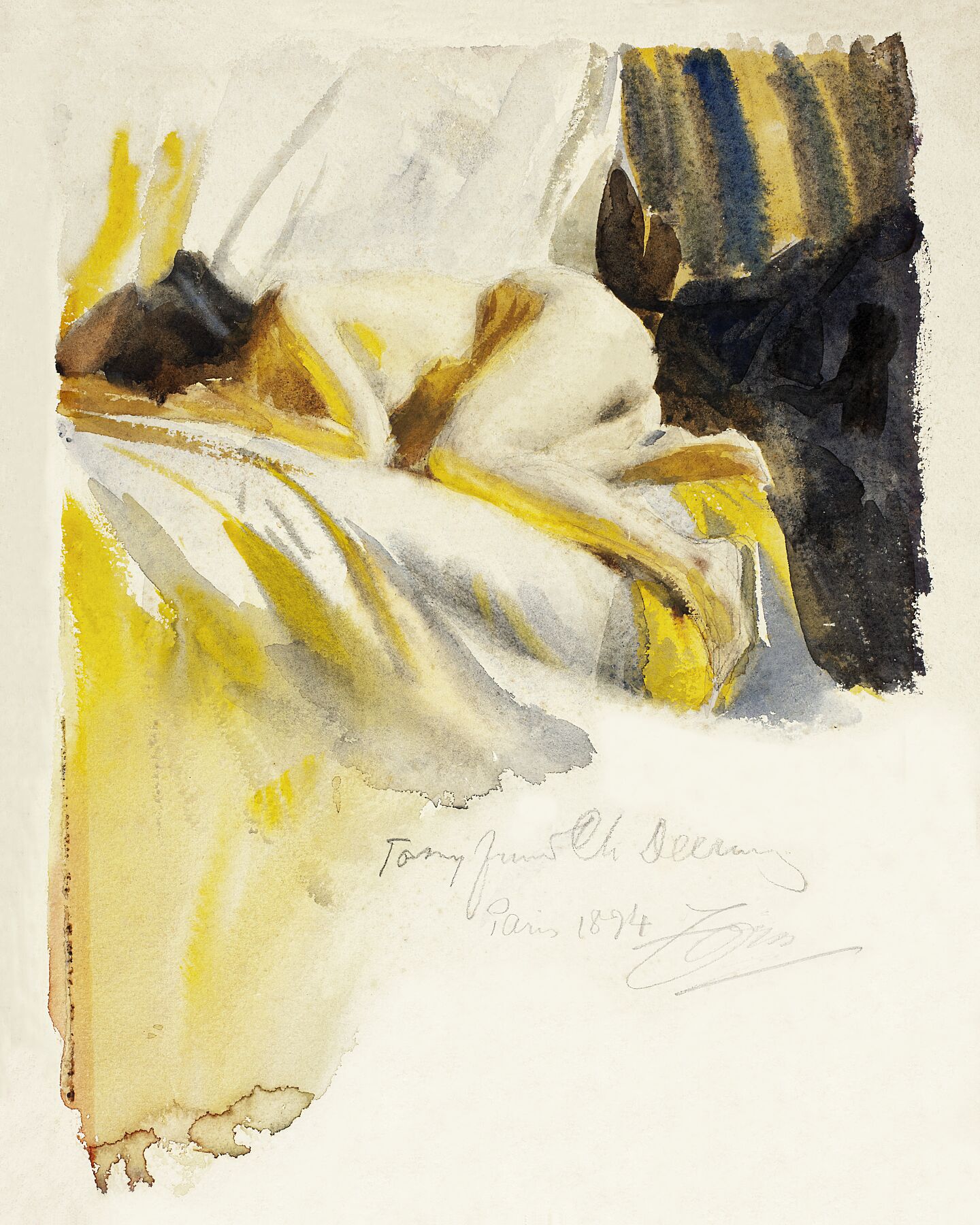 Nude Lying On Bed by Anders Zorn - 1894 – Flashback Shop