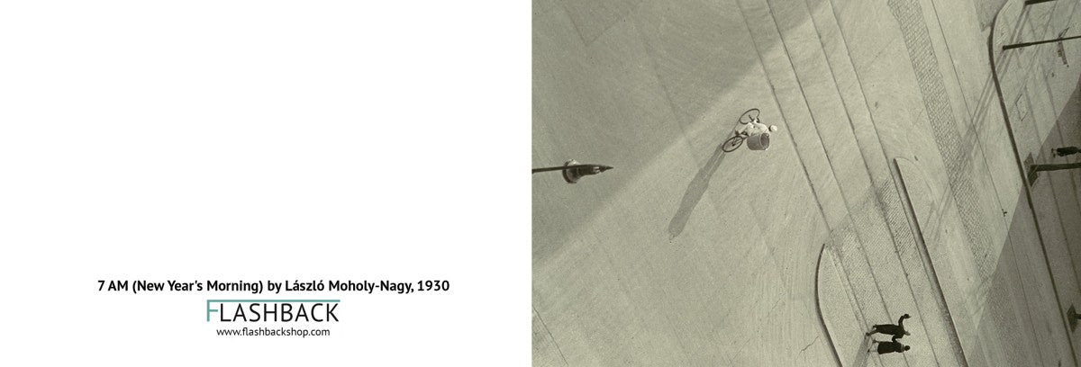 7 AM (New Year's Morning) by László Moholy-Nagy, 1930 - postcard