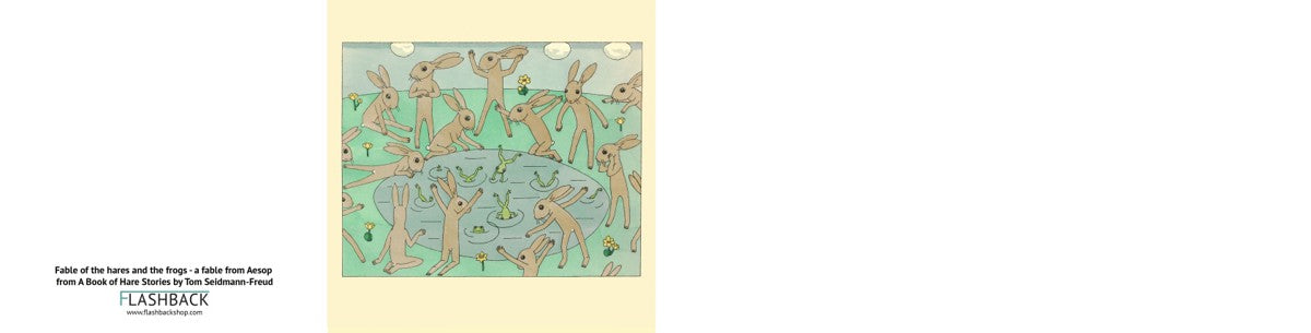 About the hare who was married a Norwegian fairy tale from A Book of Hare Stories by Tom Seidmann-Freud - greeting card