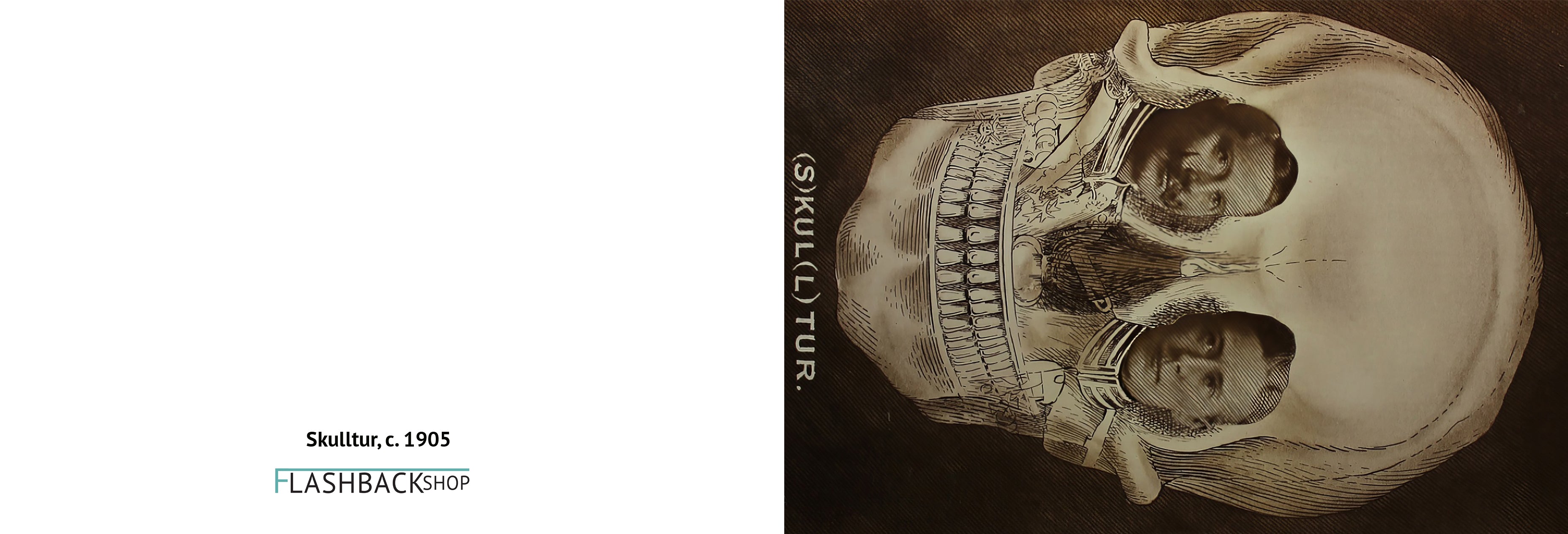 Skulltur, c. 1905 - Postcard