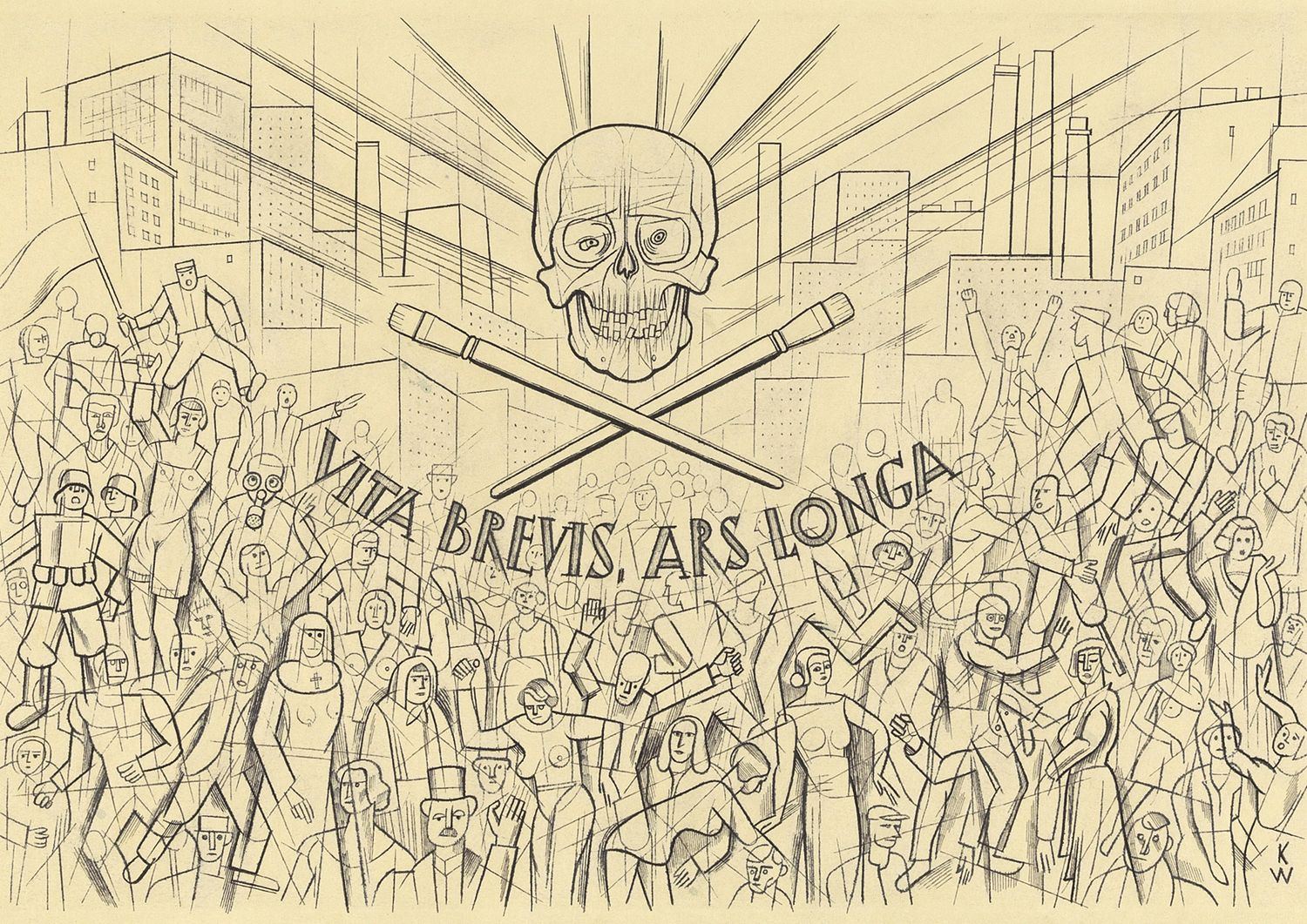 Vita brevis ars longa by Karl Wiener, 1935