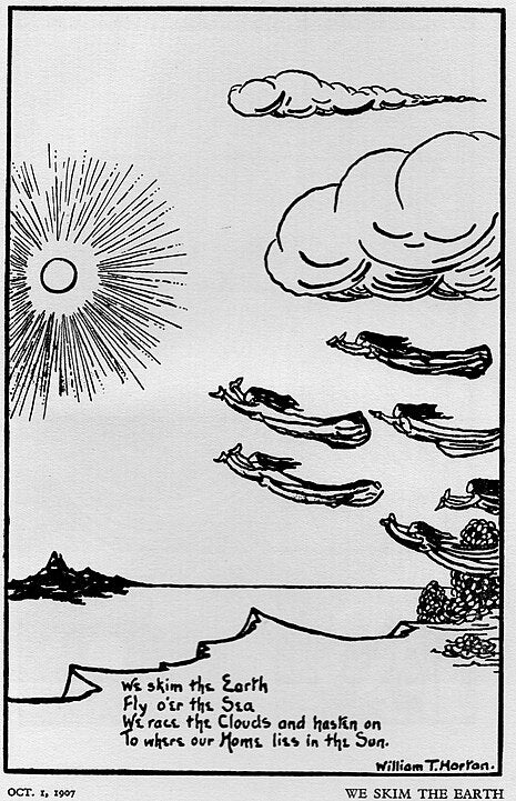 The Wave by William T. Horton, 1898 - Postcard