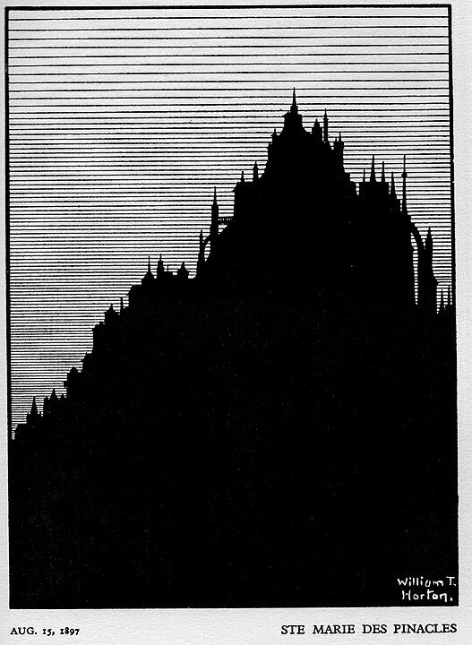 Sainte Marie des pinacles William Thomas Horton (1864-1919) - Postcard.jpg