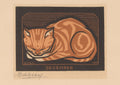 A Sleeping Cat in December by Julie de Graag, 1917