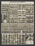 Tableau synoptic des traits physionomiques- pour servir a l'etude du portrait parlé by Alphonse Bertillon, ca. 1909