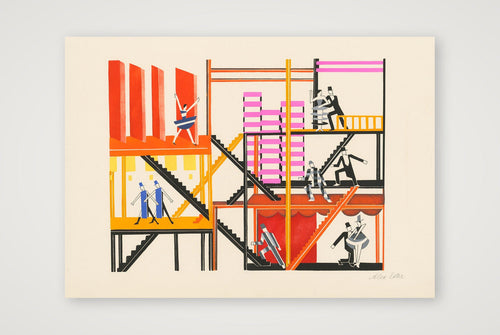 Maquettes de Théatre I.-XV. Alexandra Exter, 1930 — A2 (59×42cm, 23×17") Print only