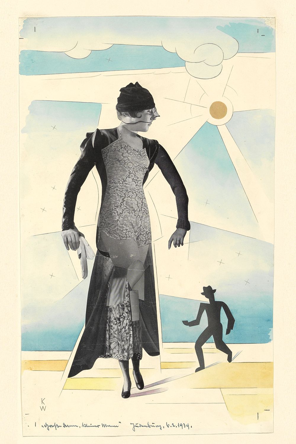 Groe Dame kleiner Mann by Karl Weiner 1939