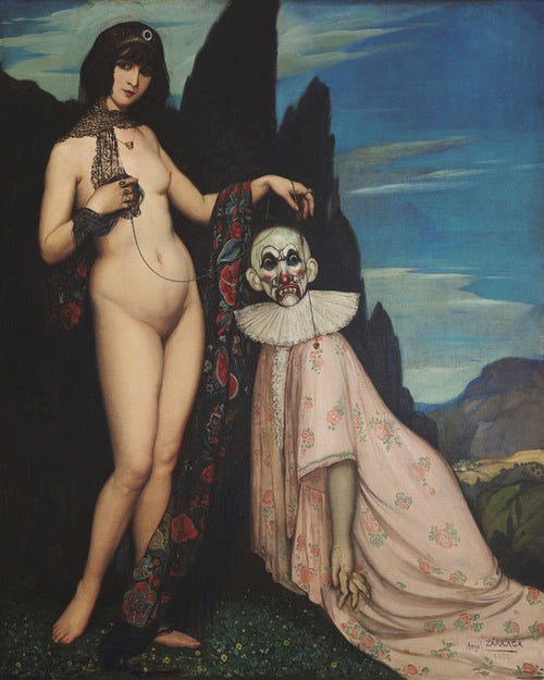 The Woman and by Puppet by Angel Zarraga, 1909