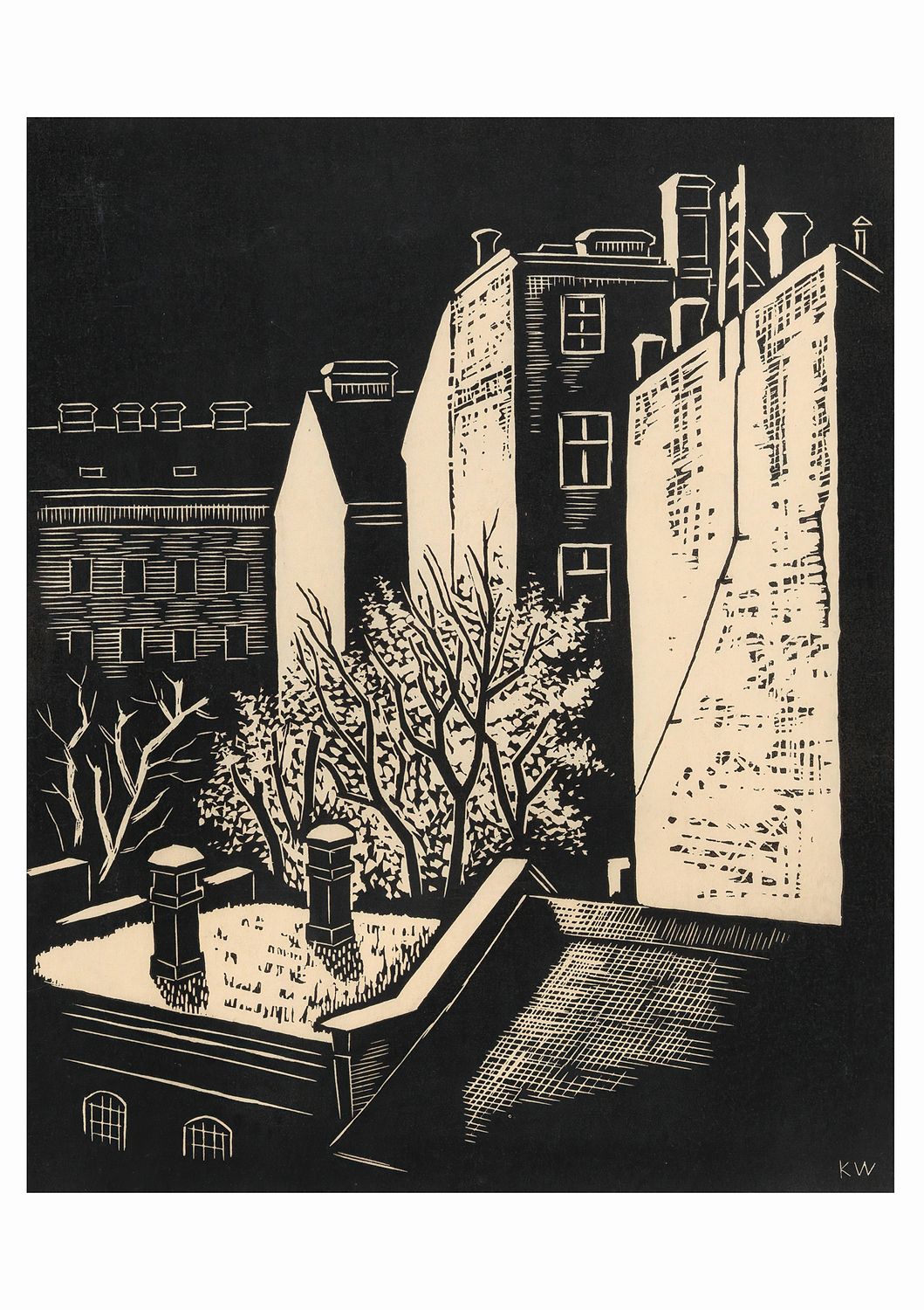 Vorstadtfruhling by Karl Wiener, 1929