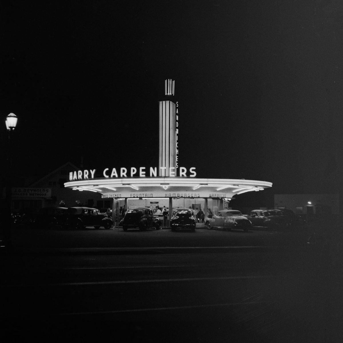 Hollywood, California. A neon sign Names Lee, Russell, 1903-1986, photographer Created  Published 1942 Apr.