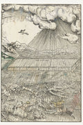Deluge and Noah's Ark by Lucas Cranach (I), 1523 - 1526
