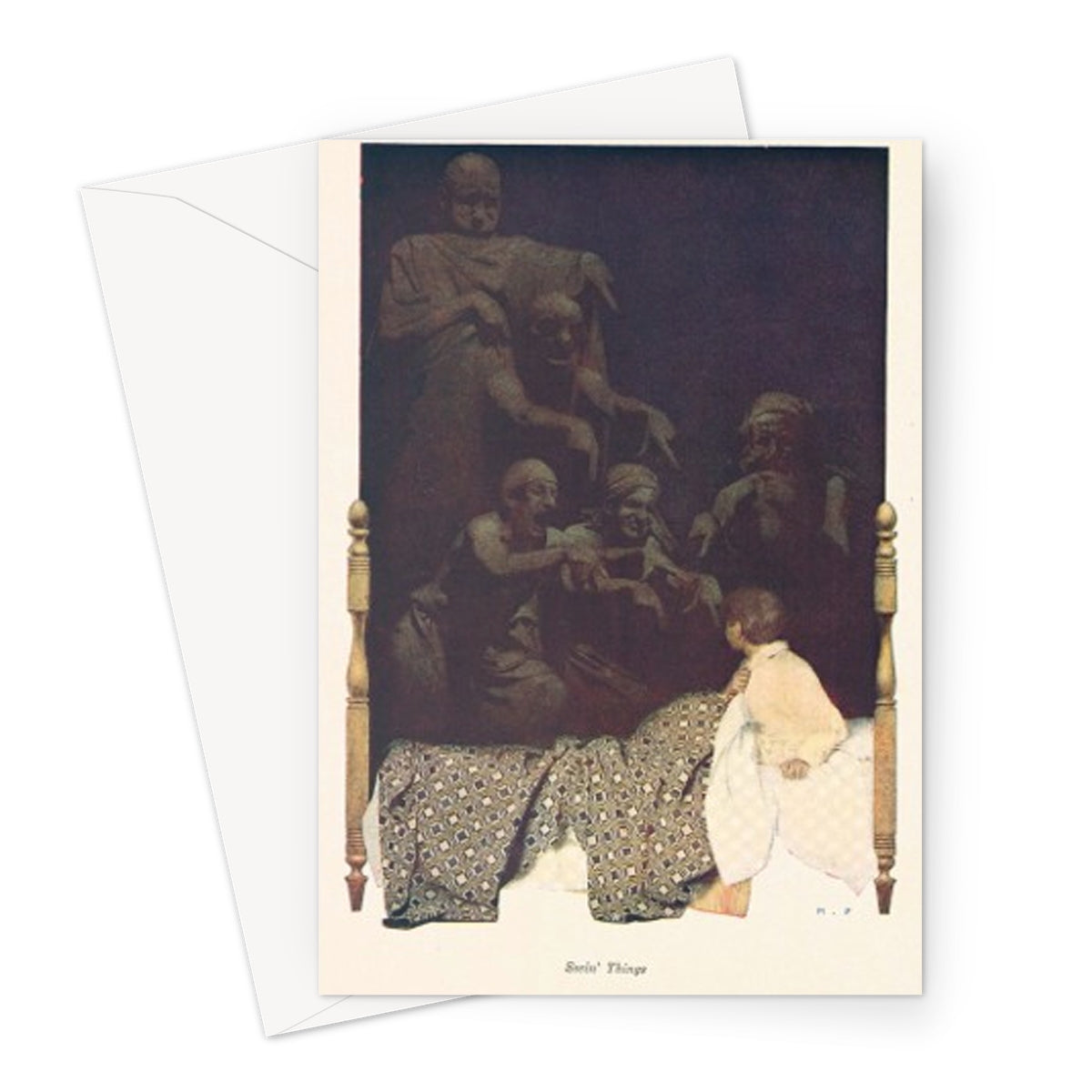 Seein' Things from Poems of Childhood by Eugene Field illustrated by Maxfield Parrish 1904 - Greeting Card