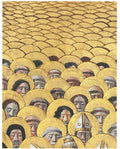 A Host of Saints, from the Hours of Louis de Laval, France, ca. 1480 - postcard