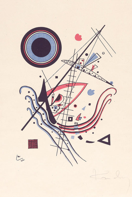 Blue by Wassily Kandinsky, 1923 - Postcard