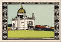 Church of St. Leopold for the Wiener Werkstätte by Josef Diveky, 1912 - postcard