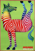 Circus Stripy Zebra by Hubert Hilscher, 1979