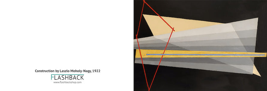 Construction by László Moholy-Nagy, 1922 - Postcard