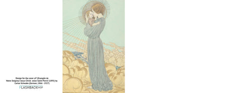 Designs for ‘L’Evangile de Notre Seigneur Jesus-Christ selon Saint Pierre’ by Carlos Schwabe, 1895 - Postcard