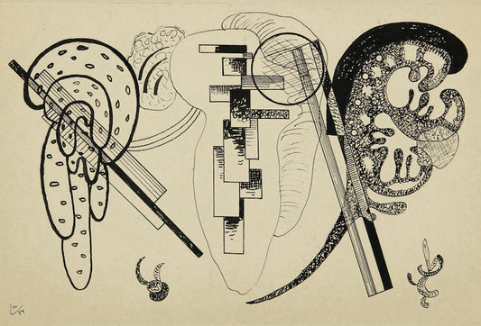 Drawing by Wassily Kandinsky, 1934 - Postcard