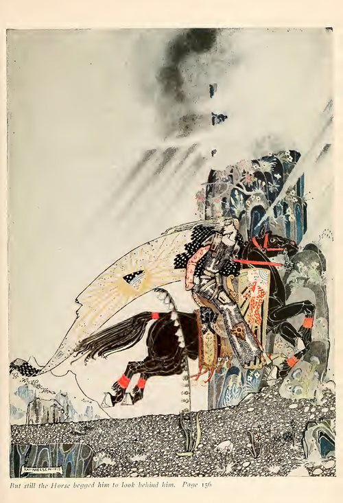 East of the Sun and West of the Moon IX, illustrated by Kay Nielsen, 1914 - Postcard