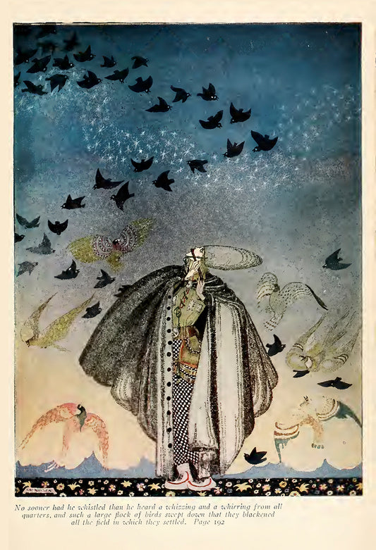 East of the Sun and West of the Moon VII, illustrated by Kay Nielsen, 1914 - Postcard