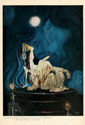 Al este del Sol y al oeste de la Luna XIII, ilustrado por Kay Nielsen, 1914 - Postal