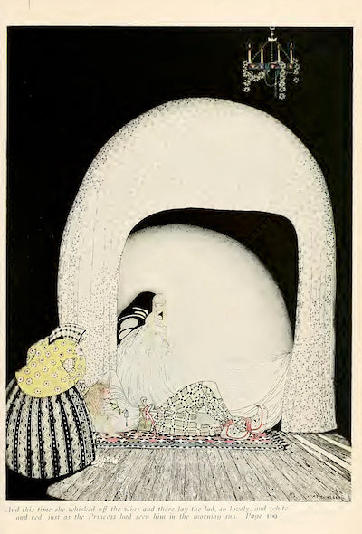 East of the Sun and West of the Moon X, illustrated by Kay Nielsen, 1915 - Postcard