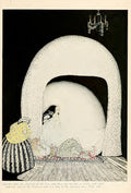 Al este del Sol y al oeste de la Luna X, ilustrado por Kay Nielsen, 1915 - Postal