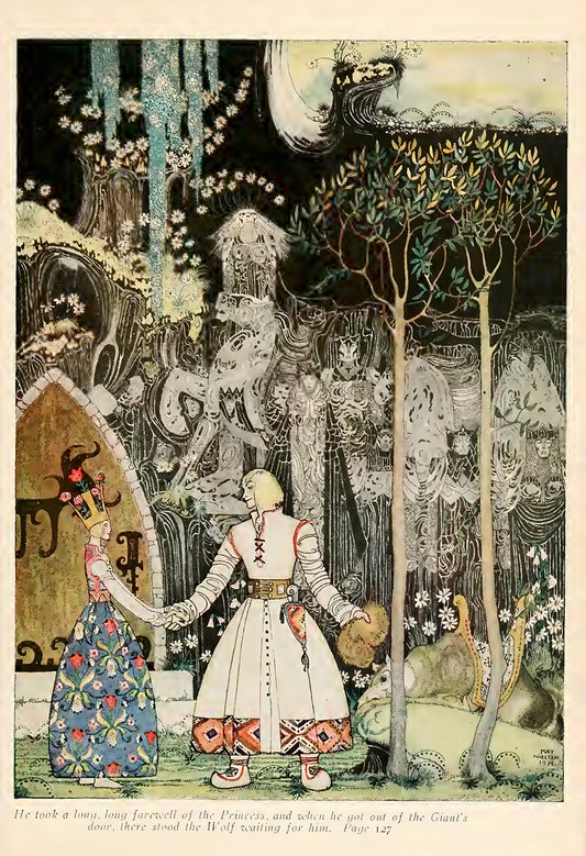 East of the Sun and West of the Moon XII, illustrated by Kay Nielsen, 1914 - Postcard