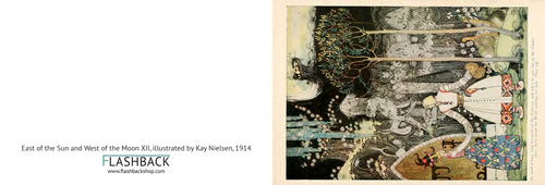 East of the Sun and West of the Moon XII, illustrated by Kay Nielsen, 1914 - Postcard