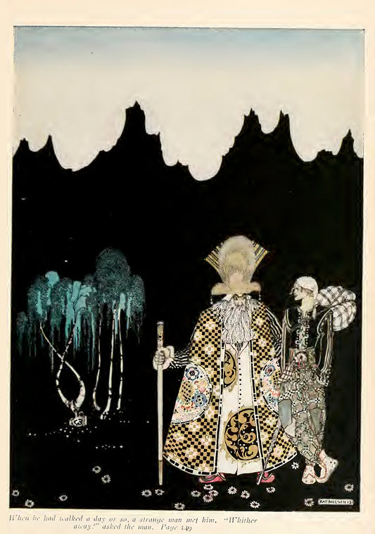 East of the Sun and West of the Moon XI, illustrated by Kay Nielsen, 1915 - Postcard