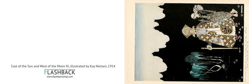 East of the Sun and West of the Moon XI, illustrated by Kay Nielsen, 1915 - Postcard