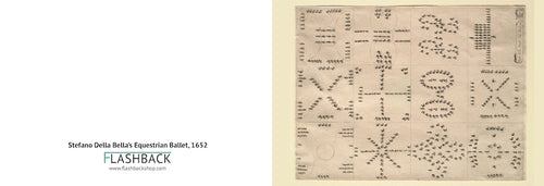 Equestrian Ballet by Stefano Della Bella, 1652 - Postcard