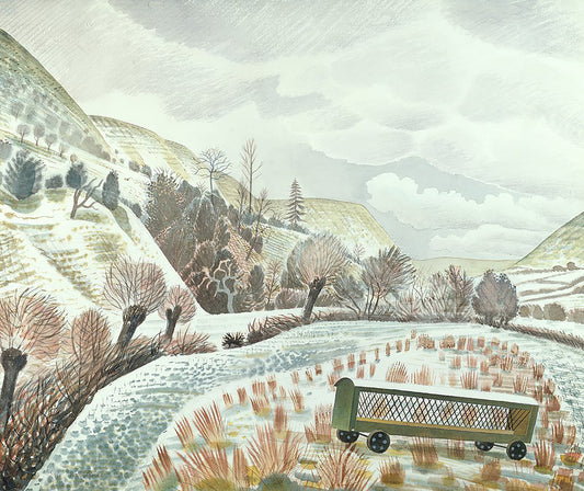 New Year's Snow by Eric Ravilious, 1938 - Postcard