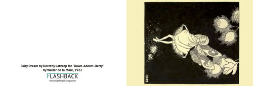 Fairy Dream by Dorothy Lathrop for Down-Adown-Derry by Walter de la Mare, 1922 - postcard