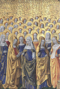 Female Saints from the Hours of Louis de Laval, France, ca. 1480 - Postcard