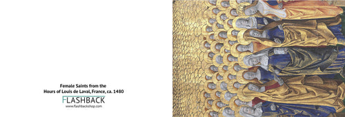 Female Saints from the Hours of Louis de Laval, France, ca. 1480 - Postcard