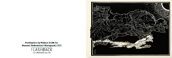Frontispiece by Wallace Smith for Maxwell Bodenheim's Blackguard, 1923 - postcard