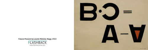 Future Present by László Moholy-Nagy, 1922 - Postcard