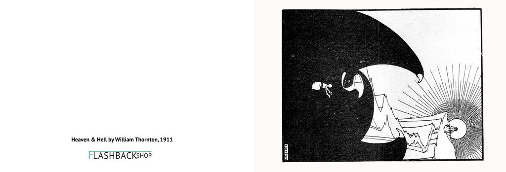 Heaven and Hell by William Thomas Horton, 1911 - Postcard