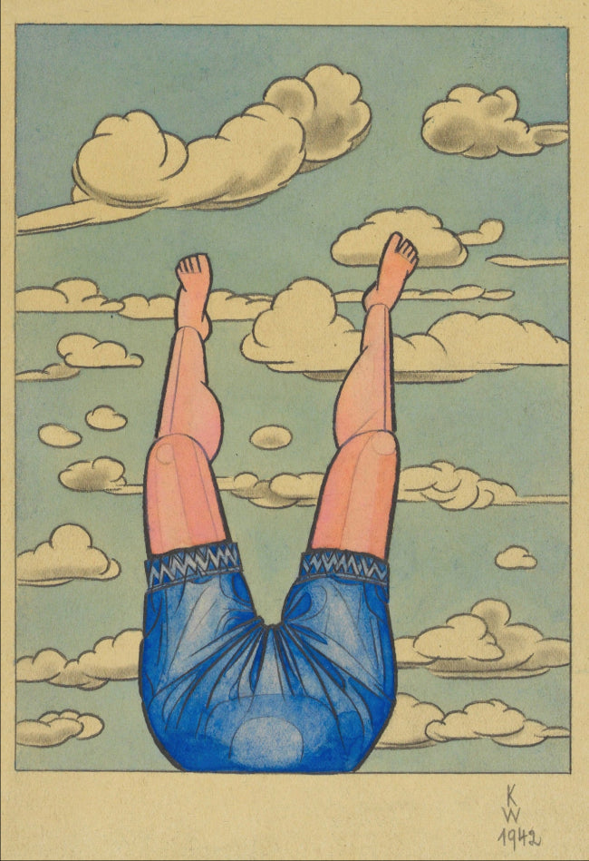 Himmelfahrt by Karl Wiener, 1942 -postcard