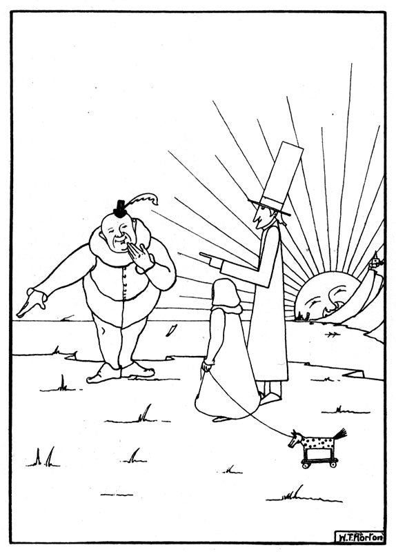 Design for Grant Richards's Children's Annuel by William Thomas Horton, 1903 - Postcard .jpg